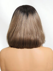 Bye-Bye Knots Wig 7x5 & 13x4 Put On And Go Glueless Lace Bleached Knots Bob Wig 150% Density