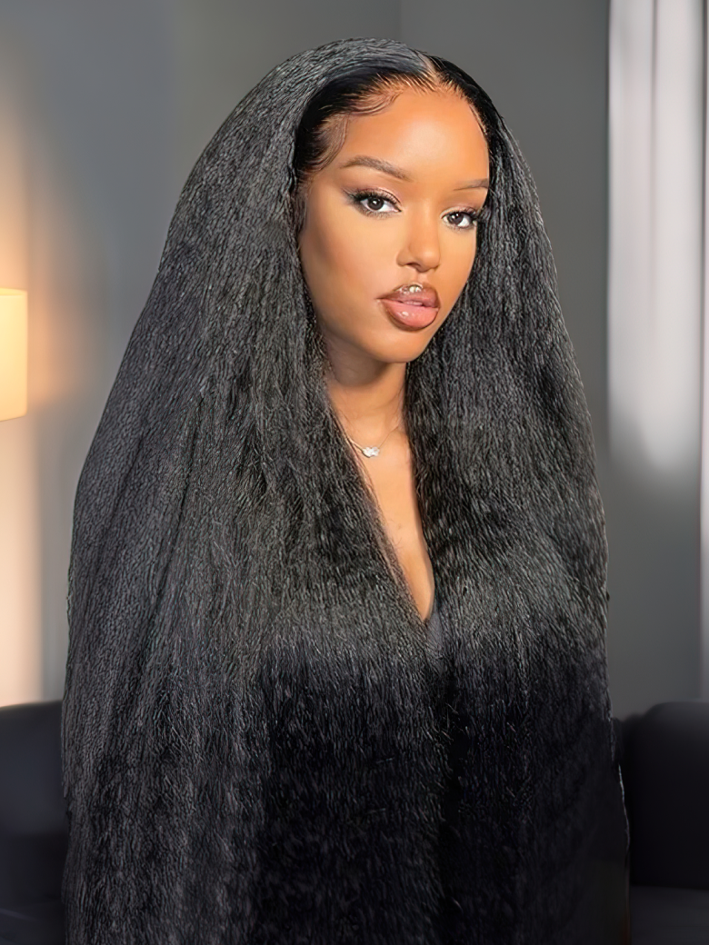 4Pcs Kinky Straight Remy Human Hair Bundles