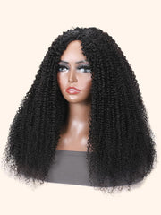 EasiContour V Part Glueless Kinky Curly Wig Hassle-Free-8596