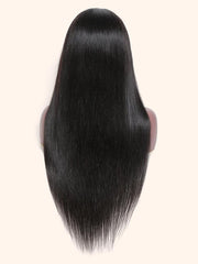 13x4 Straight Lace Front Wigs 180% Density Pre Plucked Glueless Wig