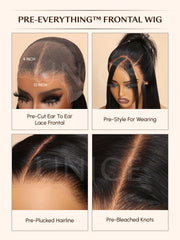 [Plus+ Exclusive] Pre-Everything 13x4 Lace Frontal Honey Blonde Highlights Jerry Curly Bouncy Wig with Baby Hair