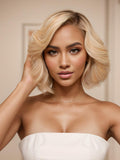 Petaluxe SERENA-10" LACE FRONT BODY WAVE HUMAN HAIR WIG