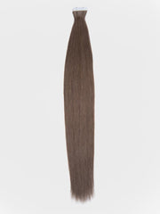 Walnut Brown Human Hair Tape In Extension