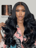Petaluxe [18"-24"] Long Bye-Bye Knots 7x5 Glueless Body Wave Wig Pre Cut Lace Pre Plucked Hairline With Baby Hair