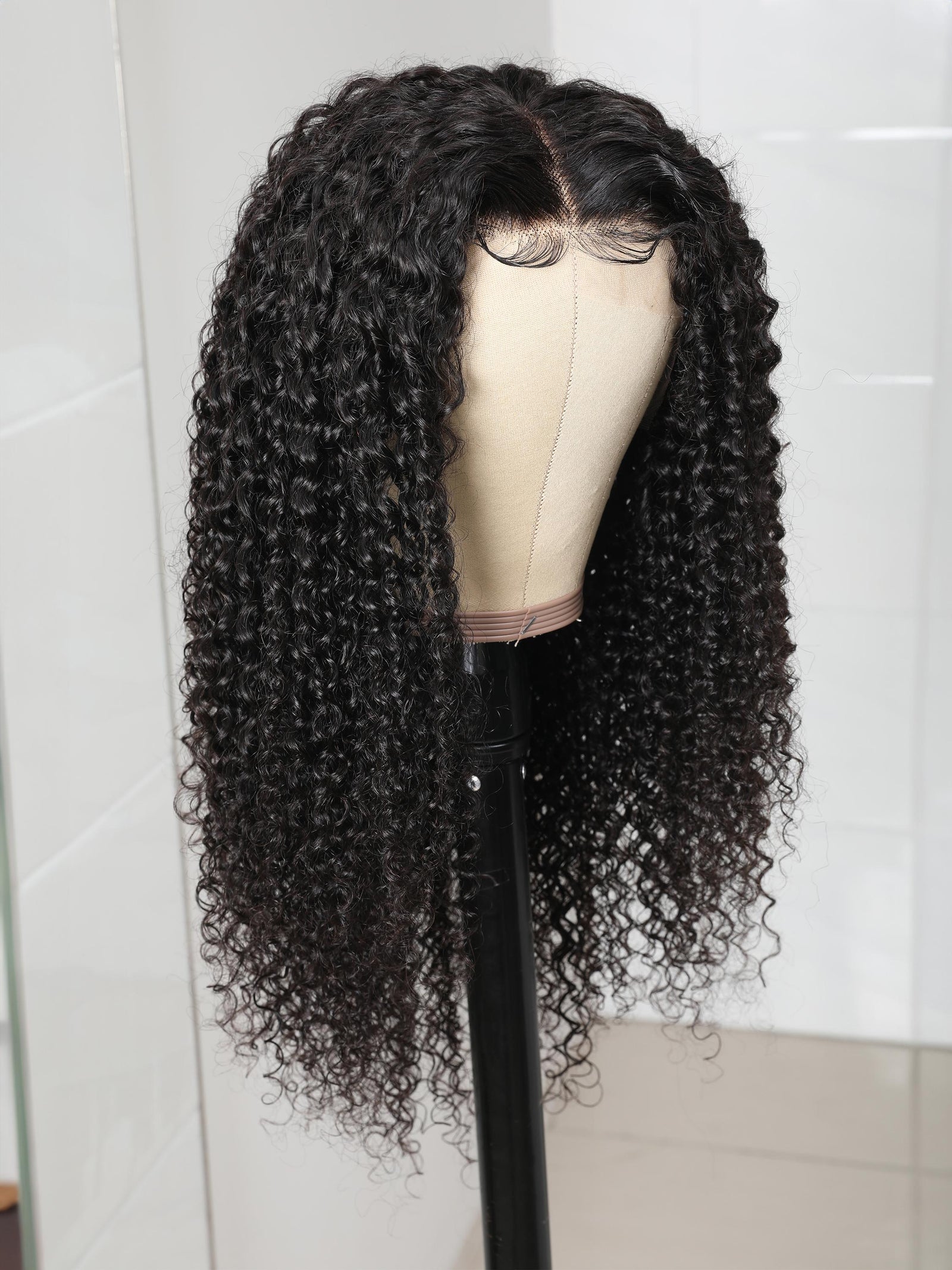 13x6 Lace Front Wigs for 150% Density Jerry Curly Lace Wig Pre Plucked Natural Hair Wigs