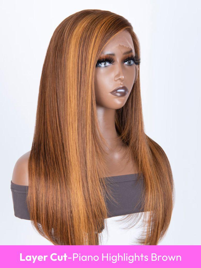 13x4 Glueless Lace Front Collection Wig Virgin Human Hair Wig