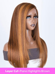 13x4 Glueless Lace Front Collection Wig Virgin Human Hair Wig