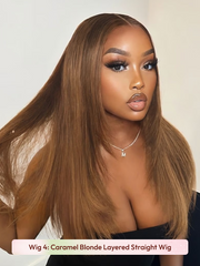 [22''= $89] Pumpkin Spice 13x4 Pre-Everything? Lace Frontal Wig