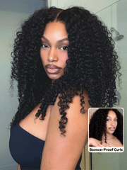Bye-Bye Knots 7x5 Lace Curly Texture Wig With Finger Coil Ends