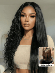 13x4 Pre-Everything? Wig With Loose Wave Face-Framing Layers And Side-Swept Bangs
