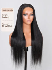13x4 Ear To Ear / 7x5 Bye-Bye Knots Lace Front Straight Wig Pre-Everything Wig