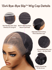 13x4 Pre-Everything? Lace Frontal Dark Brown with Face Framing Highlights Layered Cut Bob Drawstring Wig
