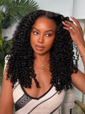 Petaluxe [Clearance Sale] 7x5 Bye-Bye Knots Lace Curly Texture Premium Hair Wig With Finger Coil Ends