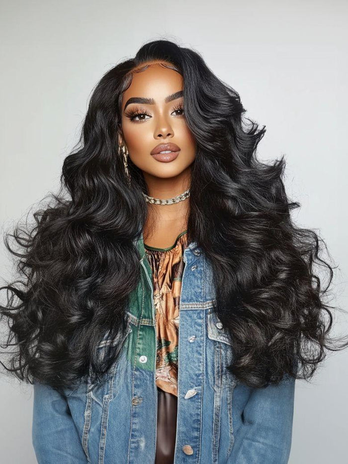 Petaluxe 13x4 Pre-Everything? Lace Frontal Bouncy Curls Wig with Invisi Drawstring