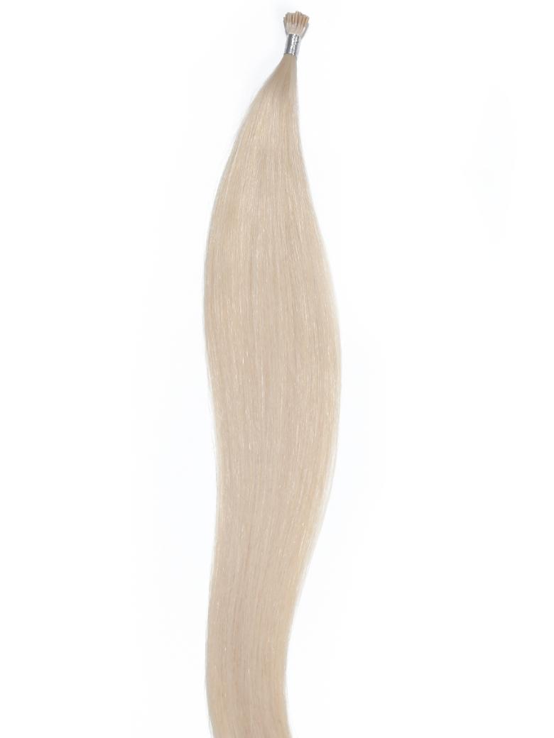 Platinum Blonde Human Hair I Tip Extension