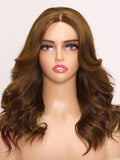 Petaluxe ZOE -18" MONO LOOSE WAVE HUMAN HAIR WIG
