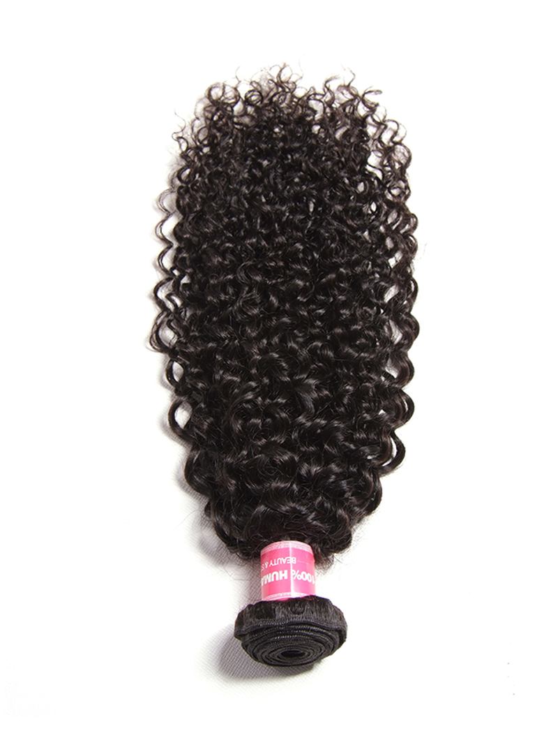 Icenu Series 1 Bundle Jerry Curly Human Virgin Hair Weaving Double Weft