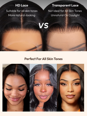 HD Bye-Bye Knots? Wig 7x5 Quick Glueless & HD Lace Wet & Wavy Water Wave Invisible Knots Wig