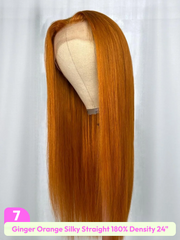 [24"=$99-$129] All 13x4 Front Large Lace 200%/ 180%/ 150% Density Spring & Summer Colored/ Natural Black Everyday Style Wigs