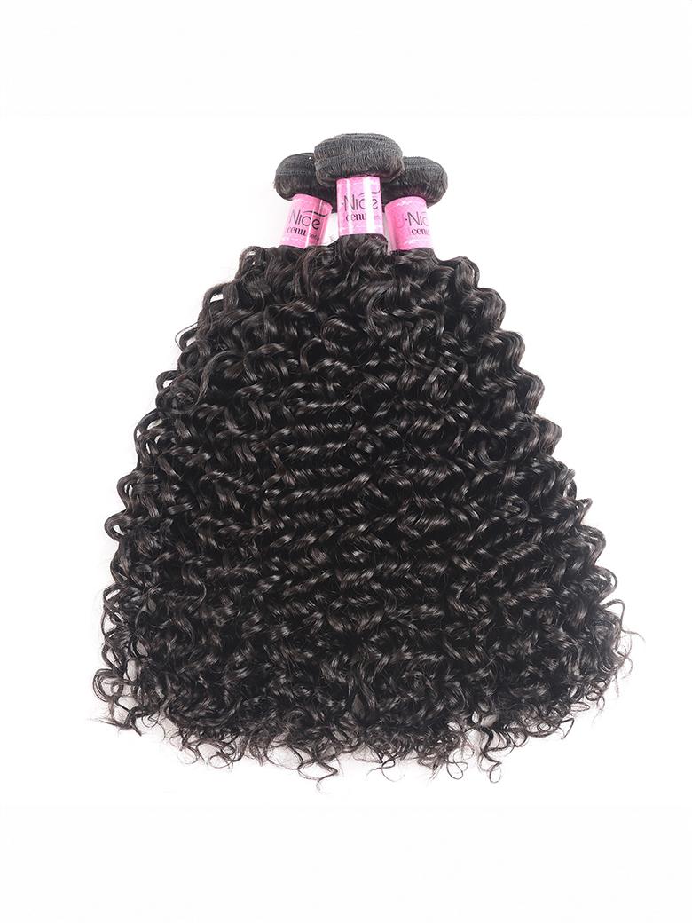 Hair 3 Bundles Peruvian Jerry Curly Human Hair Weave