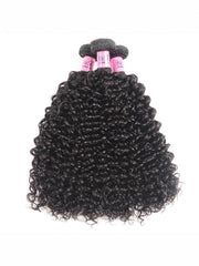 Hair 3 Bundles Peruvian Jerry Curly Human Hair Weave