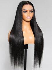 Premium Raw Virgin Hair Undetectable HD Full Lace Straight Wig