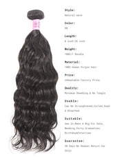 Hair Virgin Natural Hair Weaving Human Hair 3 Bundles