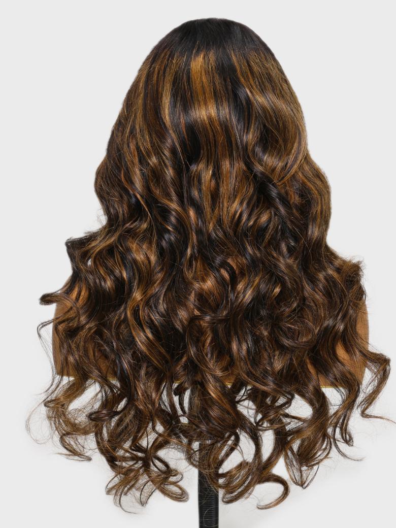 [Buy 1 Get 1 Wig] Bye-Bye Knots Wig 7x5 Glueless Lace Balayage Highlight Body Wave Wigs