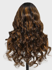 [Buy 1 Get 1 Wig] Bye-Bye Knots Wig 7x5 Glueless Lace Balayage Highlight Body Wave Wigs