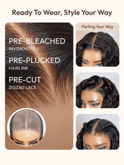 Bye Bye Knots? Wig 7x5 Glueless Lace Black Yaki Straight Wig With Elastic Drawstring 360 Cozy Hug 150% Density