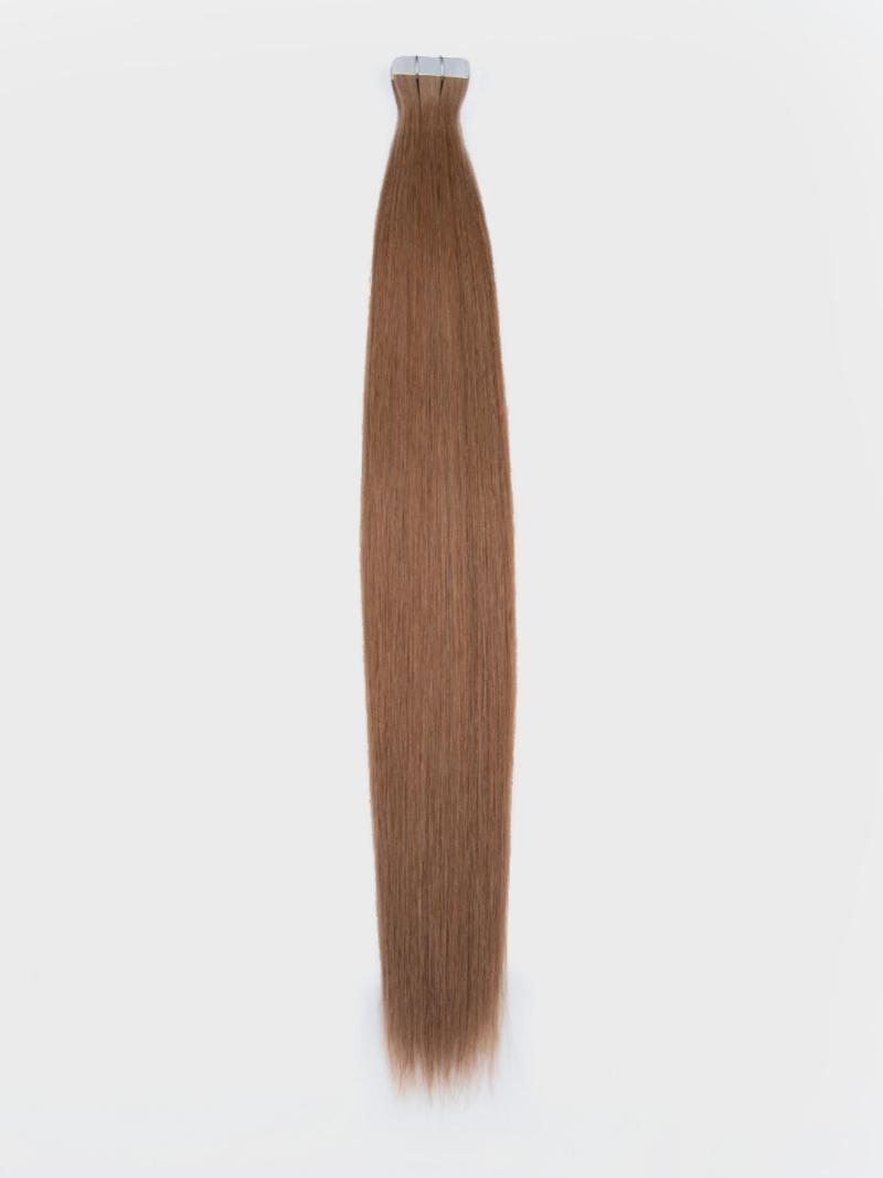 Chestnut Brown Human Hair Tape In Extension