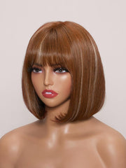 AMARA -12" MONO STRAIGHT HUMAN HAIR WIG