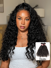 Hair 3 Bundles Water Wave Virgin Human Hair
