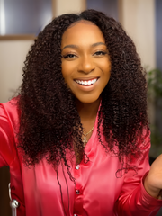 New U Part Kinky Curly Glueless 0 Skill Needed Wig