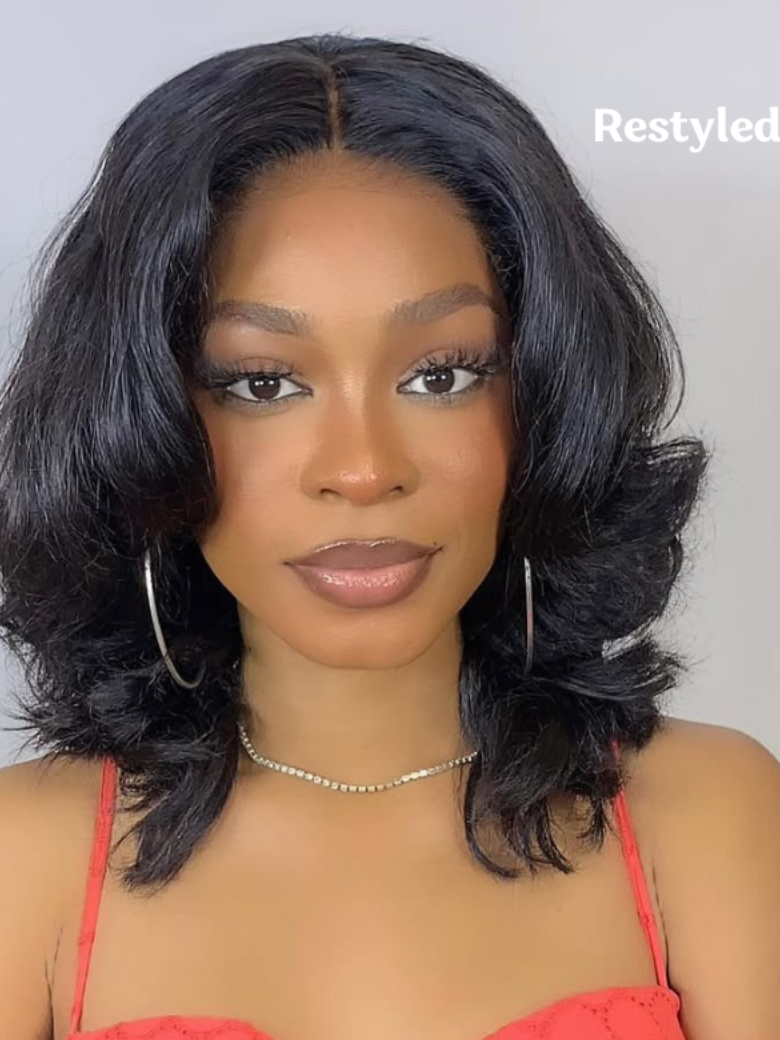 Bye-Bye Knots Wig 7x5 & 13x4 Put On And Go Glueless Lace Bleached Knots Bob Wig 150% Density