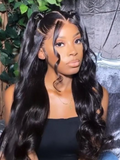 Petaluxe 7x5 ByeBye Knots Body Wave Wig Pre Cut Lace Pre Plucked Hairline Put On and Go 150% Density Wig