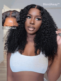 Petaluxe 24''=$139 | 5x5 Thin HD BlendAway Lace Closure Black Glueless Jerry Curly Wig 180% Density