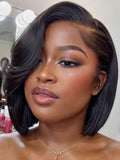 Petaluxe Bye-Bye Knots? 7x5 Lace Side Part Layered Wig With Side-Swept Bangs with Invisible drawstring