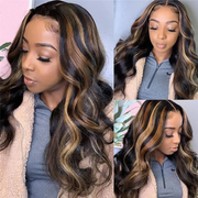 18" Body Wave Natural Wig With 20" #FB30 Body Wave Wig