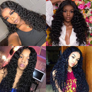 Indian Human Hair 4 Bundles Deep Wave With Closure Kysiss Series