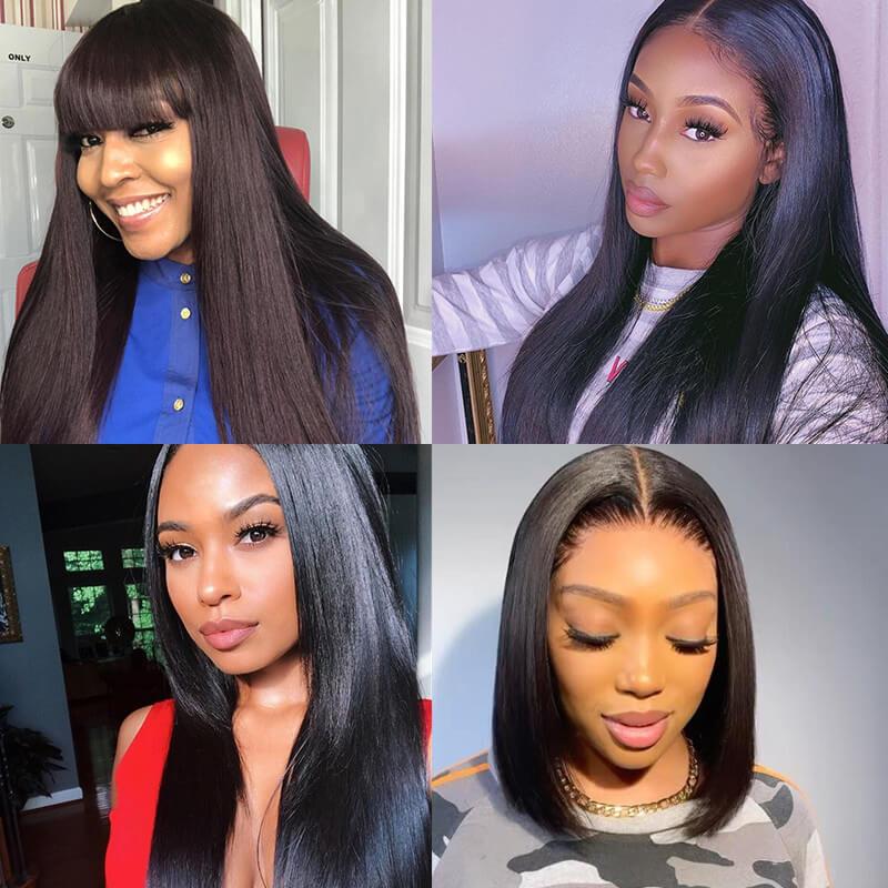Peruvian Straight Hair Weft 3 Bundles Virgin+ Hair Kysiss Series