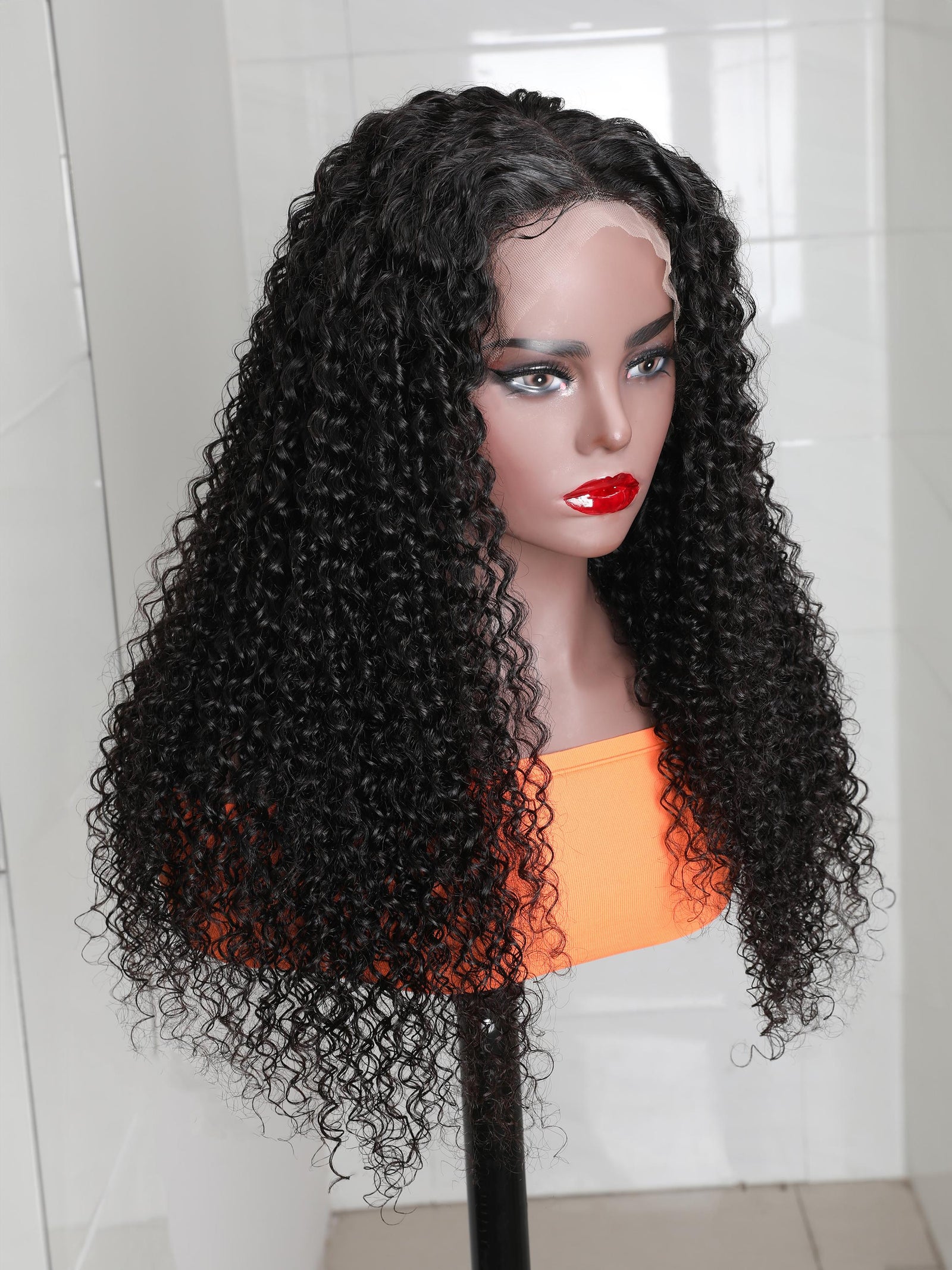 Undetectable HD Lace Wigs 13x4 Curly Lace Front Wigs Human Hair Transparent Glueless Lace Wigs
