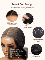 5x5 Thin HD BlendAway? & 7x5 HD Pre Cut Lace Closure Glueless Body Wave Wig with ByeBye-Knots Match All Skin Tones