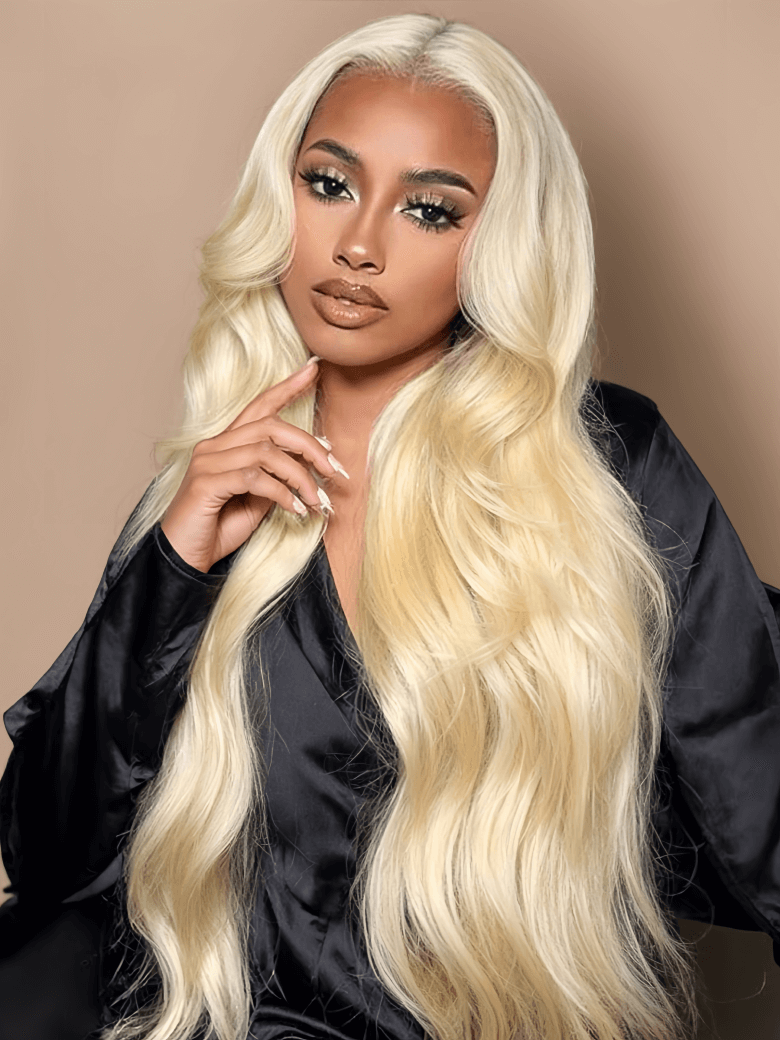 Hair 3PCS 613 Blonde Virgin Human Hair Bundles Body Wave Hair