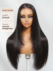 5x5 Thin HD BlendAway? & 7x5 HD Pre Cut Lace Closure Glueless Body Wave Wig with ByeBye-Knots Match All Skin Tones
