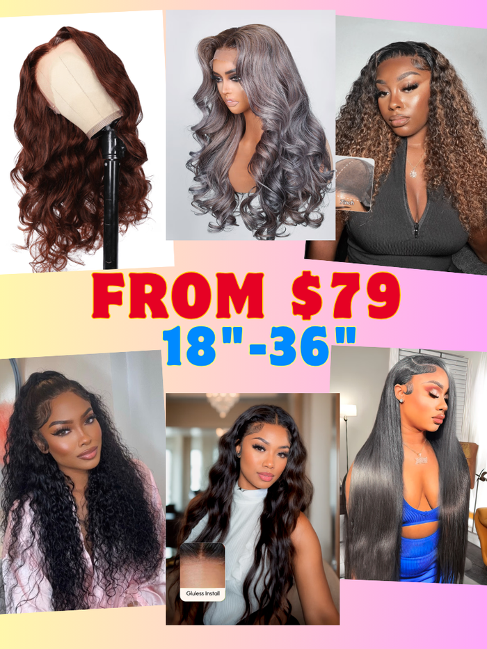 Petaluxe 18"- 36" From $79: 7x5 Bye Bye Knots Wig | 13x4 Pre-Everything Lace Wig | 13x4 Lace Front Wig | T Part Wig | HD Lace Wig