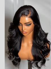[22"=$99] InvisiBlend Drawstring Finger Coil Ends V Part  Curly& Straight V Part Human Hair Wig