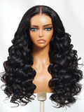 Petaluxe Bye-Bye Knots? 7x5 Lace Hollywood Curls Glueless Drawstring Wig for Beginners