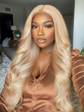 Petaluxe 13x4 Lace Front Body Wave Glossy Blonde Pre-Everything Wig