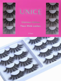 Petaluxe 8 Pairs 3D False Eyelashes Cat Eye Sexy Look Soft Reusable
